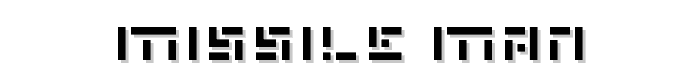 Missile Man font